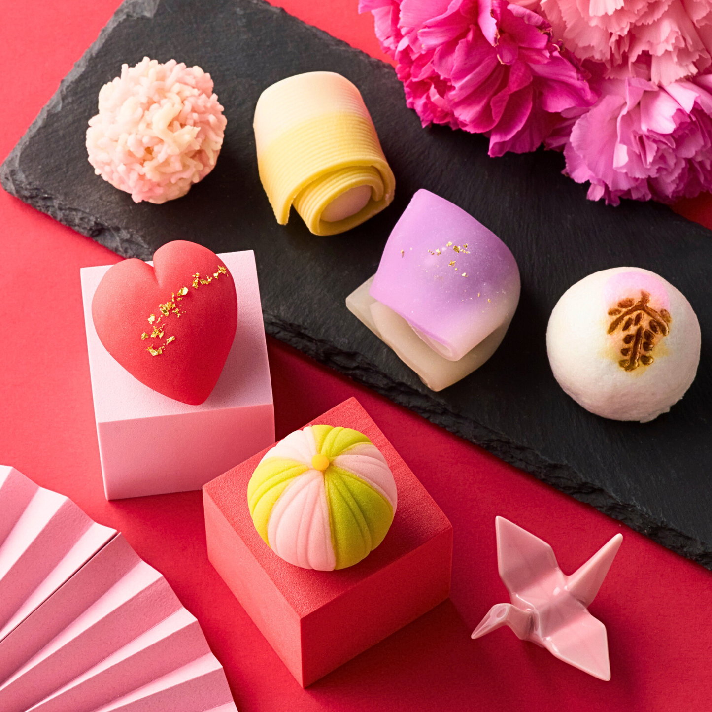 上生菓子 "母の日限定 母の日六撰" 練り切り