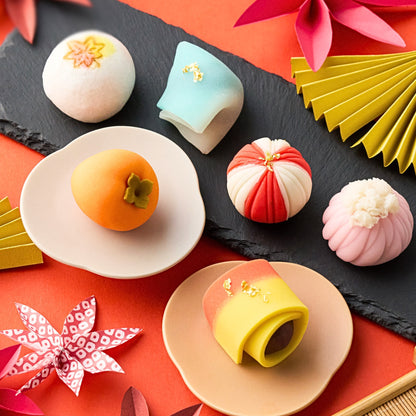 上生菓子 "秋色六撰" 練り切り